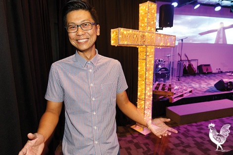 • Pastor Binh Nyugen is pretty happy his church has a permanent home. Photo by Matthew Dwyer